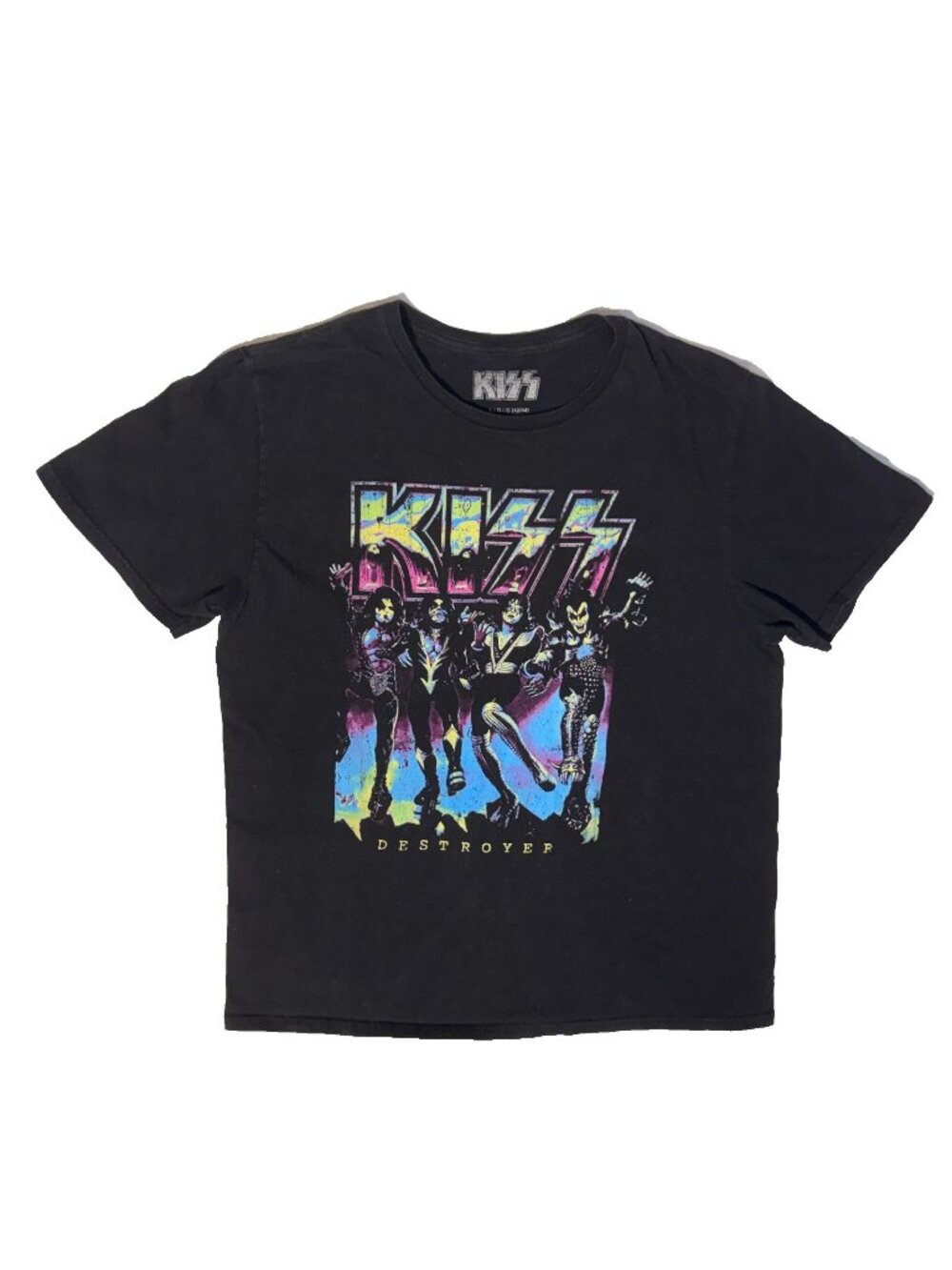 KISS Destroyer American Rock Band Concert Tour Tshirt - L Graphic Tee